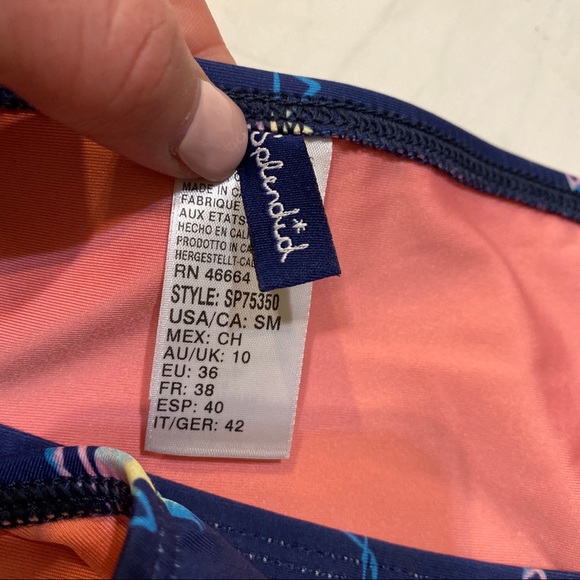 New! Splendid Take Wing Retro Swim Bikini Bottoms - Picture 7 of 10